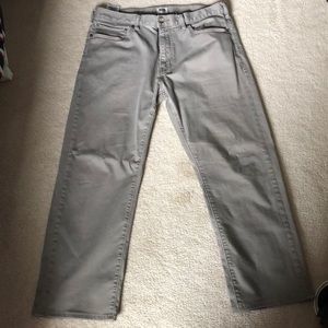 Dockers straight fit pants.